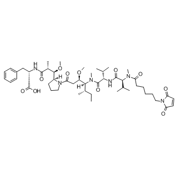 McMMAF(Maleimidocaproyl monomethylauristatin F)图片