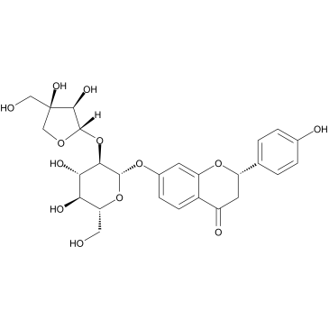 Liquiritigenin-7-O--D-glucopyranosyl-(1&rarr2)--D-apiofuranosideͼƬ