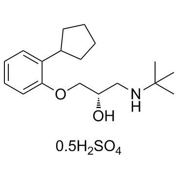 Penbutolol sulfate((-)-Terbuclomine)ͼƬ