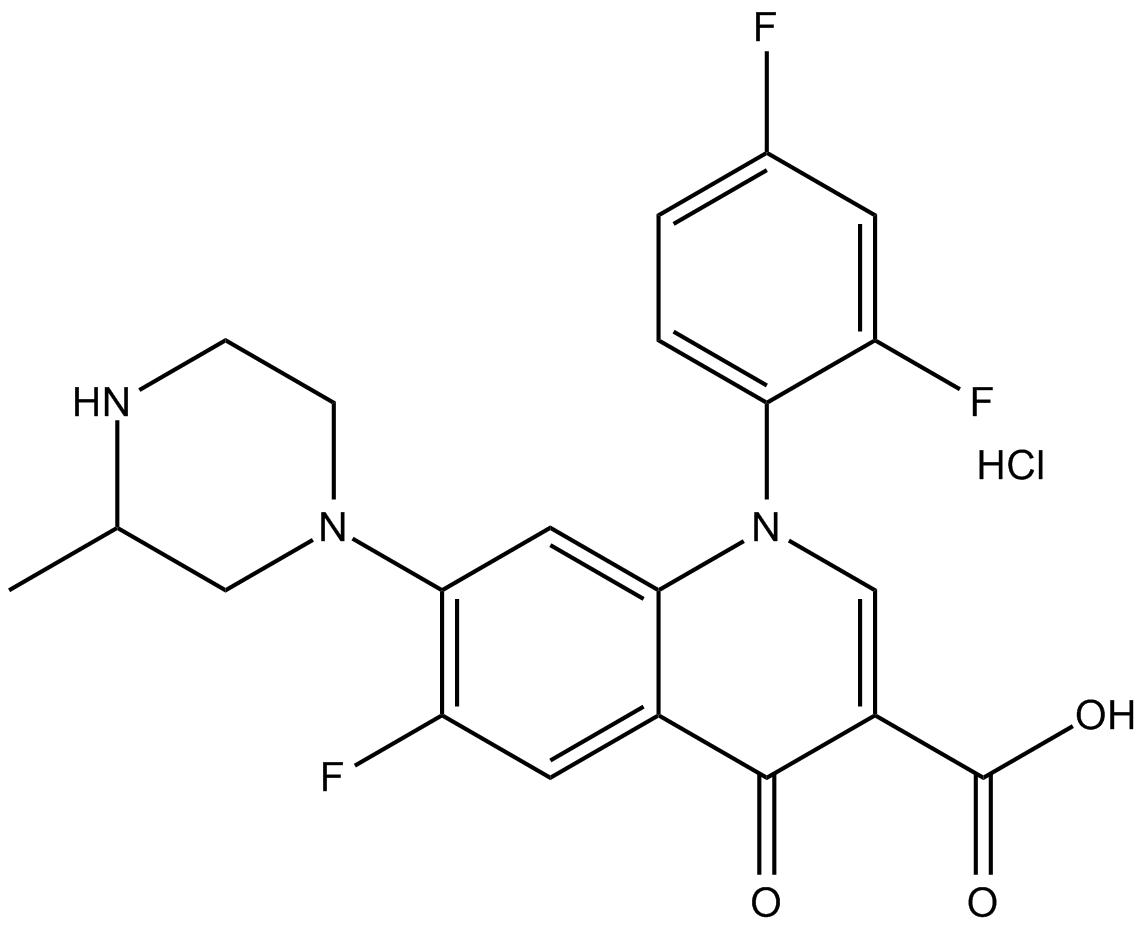 Temafloxacin(hydrochloride)ͼƬ