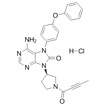 Tirabrutinib hydrochloride(ONO-4059(hydrochloride))ͼƬ