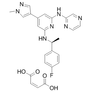 Ilginatinib maleate(NS-018(maleate))图片