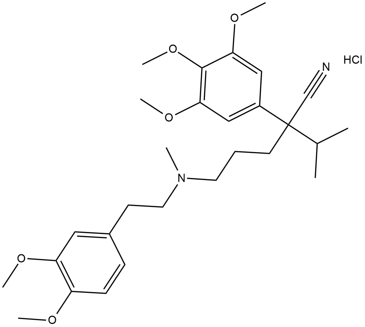 (±)-Methoxyverapamil(hydrochloride)ͼƬ