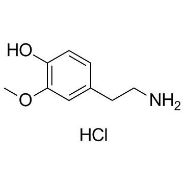 3-Methoxytyramine hydrochloride(3-O-methyl Dopamine hydrochloride)ͼƬ