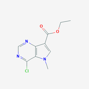 Ethyl 4-chloro-5-methyl-5H-pyrrolo[3,2-d]pyrimidine-3-carboxylateͼƬ