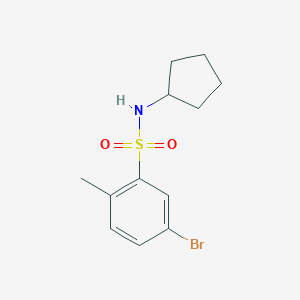 5-Bromo-N-cyclopentyl-2-methylbenzenesulfonamideͼƬ