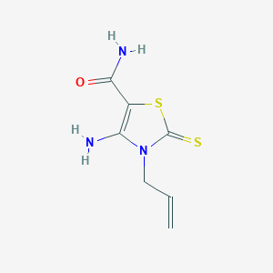3-Allyl-4-amino-2-thioxo-2,3-dihydro-thiazole-5-carboxylic acid amideͼƬ