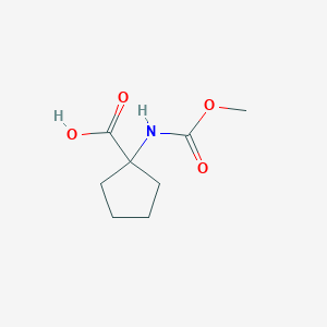 1-[(methoxycarbonyl)amino]cyclopentane-1-carboxylic acidͼƬ