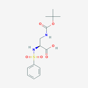 Boc-(S)-3-amino-2-(phenylsulfonylamino)propionic acidͼƬ