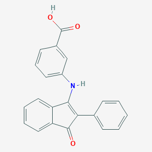 3-((1-Oxo-2-phenylinden-3-yl)amino)benzoic acidͼƬ