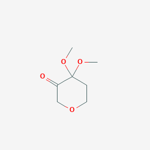 4,4-dimethoxyoxan-3-oneͼƬ