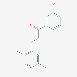 3'-bromo-3-(2,5-dimethylphenyl)propiophenoneͼƬ
