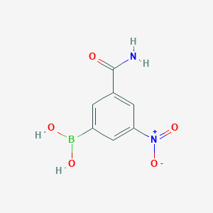 3-氨甲酰基-5-硝基苯硼酸图片