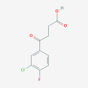 4-(3-氯-4-氟苯基)-4-氧丁酸图片