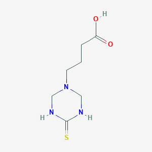 4-(4-Thioxo-[1,3,5]triazinan-1-yl)-butyric acid图片