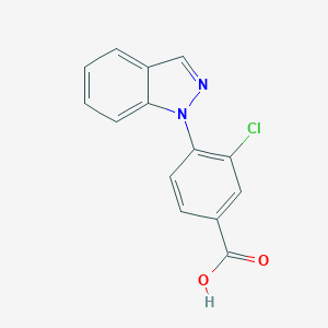 3-chloro-4-(1H-indazol-1-yl)benzoic acidͼƬ