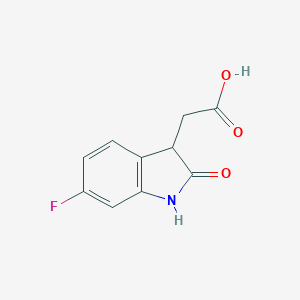 (6-fluoro-2-oxo-2,3-dihydro-1H-indol-3-yl)acetic acid图片