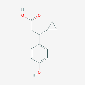 3-CYCLOPROPYL-3-(4-HYDROXYPHENYL)PROPANOIC ACID图片