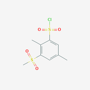 3-methanesulfonyl-2,5-dimethylbenzene-1-sulfonyl chlorideͼƬ