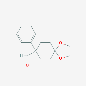8-Phenyl-1,4-dioxaspiro[4,5]decane-8-carbaldehydeͼƬ