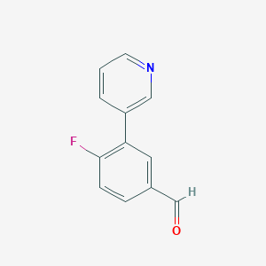 4-fluoro-3-(pyridin-3-yl)benzaldehydeͼƬ