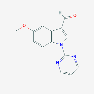 5-Methoxy-1-(pyrimidin-2-yl)-1H-indole-3-carbaldehyde图片