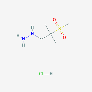 (2-methanesulfonyl-2-methylpropyl)hydrazine hydrochlorideͼƬ