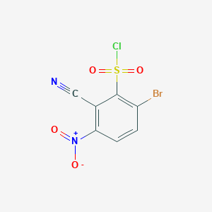 6-Bromo-2-cyano-3-nitrobenzenesulfonyl chlorideͼƬ