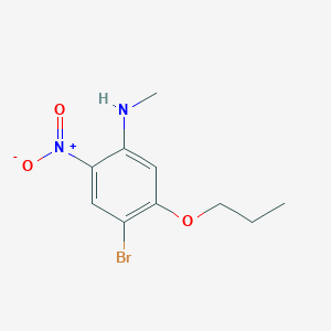 4-Bromo-N-methyl-2-nitro-5-propoxyanilineͼƬ