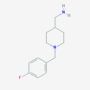 1-[1-(4-fluorobenzyl)piperidin-4-yl]methanamineͼƬ