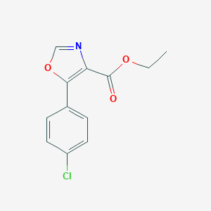 Ethyl 5-(4-chlorophenyl)oxazole-4-carboxylateͼƬ