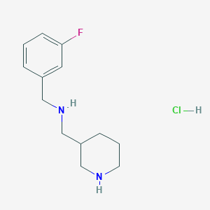 (3-Fluoro-benzyl)-piperidin-3-ylmethyl-amine hydrochlorideͼƬ