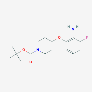 tert-Butyl 4-(2-amino-3-fluorophenoxy)piperidine-1-carboxylateͼƬ