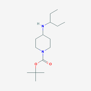 tert-Butyl 4-(pentan-3-ylamino)piperidine-1-carboxylateͼƬ
