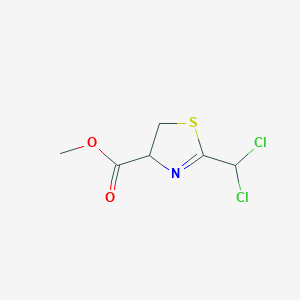Methyl 2-(Dichloromethyl)-4,5-dihydro-1,3-thiazole-4-carboxylateͼƬ