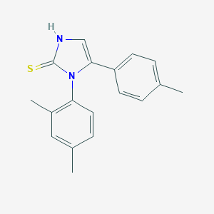 1-(2,4-Dimethylphenyl)-5-(4-methylphenyl)-1H-imidazole-2-thiolͼƬ