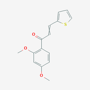 (2E)-1-(2,4-dimethoxyphenyl)-3-(thiophen-2-yl)prop-2-en-1-oneͼƬ