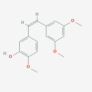 cis-3,4',5-Trimethoxy-3'-hydroxystilbeneͼƬ