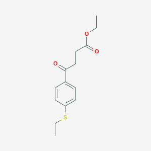 Ethyl 4-[4-(Ethylthio)phenyl]-4-oxobutanoateͼƬ