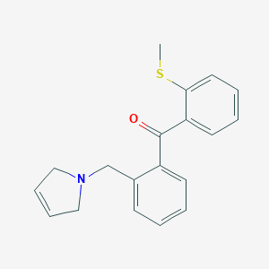 2-(3-pyrrolinomethyl)-2'-thiomethylbenzophenoneͼƬ