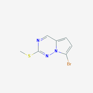 7-bromo-2-(methylthio)pyrrolo[2,1-f][1,2,4]triazineͼƬ