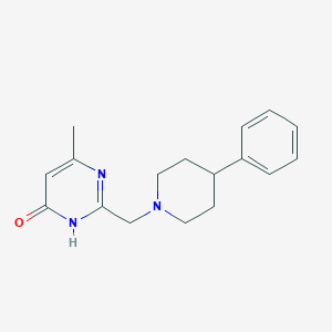 6-methyl-2-[(4-phenylpiperidino)methyl]-4-pyrimidinolͼƬ