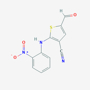 5-Formyl-2-[(2-nitrophenyl)amino]-3-cyanothiopheneͼƬ
