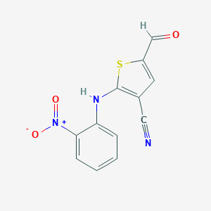 5-Formyl-2-[(2-nitrophenyl)amino]-3-cyanothiophene图片