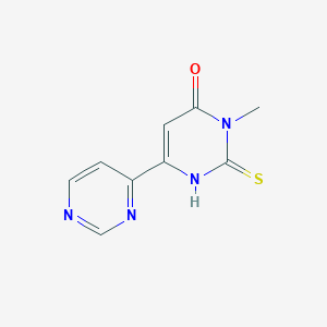 2-Mercapto-3-methyl-6-(pyrimidin-4-yl)-3H-pyrimidin-4-oneͼƬ