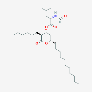 N-Formyl-L-leucine(3S,4R,6S)-3-Hexyltetrahydro-2-oxo-6-undecyl-2H-pyran-4-yl EsterͼƬ