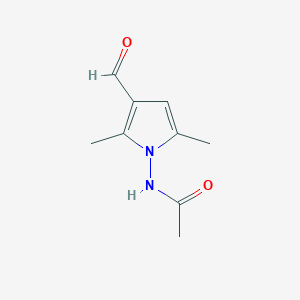 N-(3-Formyl-2,5-dimethyl-1H-pyrrol-1-yl)acetamideͼƬ