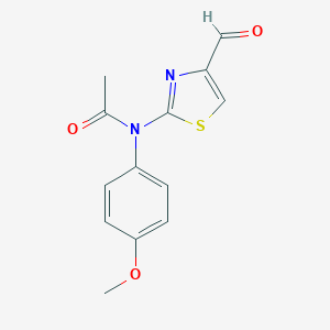 N-(4-Formyl-1,3-thiazol-2-yl)-N-(4-methoxyphenyl)acetamideͼƬ