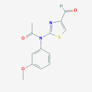 N-(4-Formyl-1,3-thiazol-2-yl)-N-(3-methoxyphenyl)acetamideͼƬ