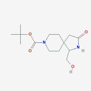 tert-butyl1-(hydroxymethyl)-3-oxo-2,8-diazaspiro[4,5]decane-8-carboxylateͼƬ